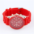 best selling cheap iridescent fashion couple student quartz wrist watch silicone